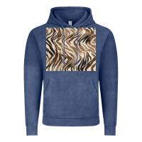 Vintage Denim brown zebra Vintage Hoodie - BarkalooDesign