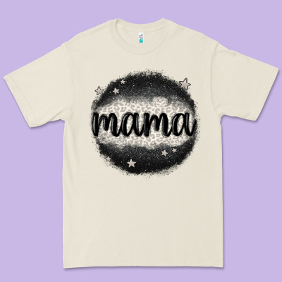 Leopard Mama Premium Tee Designed By Maliassmallbusiness