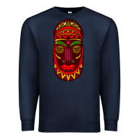 Navy african masks 3 Premium Sweatshirt - BundleAndBundleShop