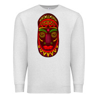 Oatmeal Heather african masks 3 Premium Sweatshirt - BundleAndBundleShop