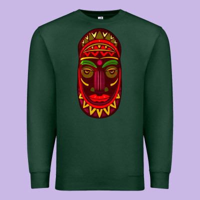 African Masks 3 Premium Sweatshirt Designed By Bundleandbundleshop