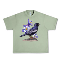 Oil Green Colorado Lark Mountain Bunting Bird Urban Heavy Tee - Bettercallsaul