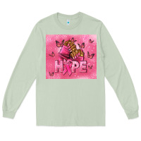 Matcha hope cancer nails Long Sleeve Tee - NancyCooperArtShop