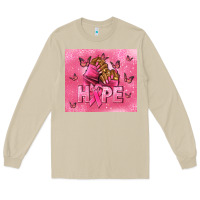 Mushroom hope cancer nails Long Sleeve Tee - NancyCooperArtShop