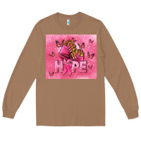 Toasted Coconut hope cancer nails Long Sleeve Tee - NancyCooperArtShop