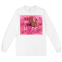 White hope cancer nails Long Sleeve Tee - NancyCooperArtShop