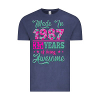 Vintage Denim made in 1987, 35 years of being awesome Vintage Tee - Jasminsmagicworld