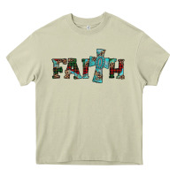 Mossy faith christmas cross Heavy Core Tee - AdoDesignShop
