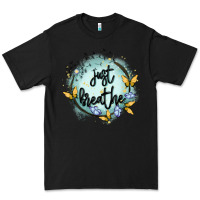 Black just breathe Premium Tee - MaliasSmallBusiness