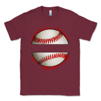 Burgundy personalized baseball Classic Tee - Artiststas