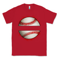 Red personalized baseball Classic Tee - Artiststas
