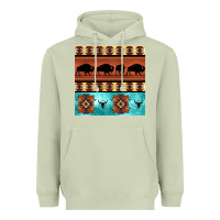 Matcha native american aztec seamless pattern 2 Heavyweight Hoodie - BundleAndBundleShop