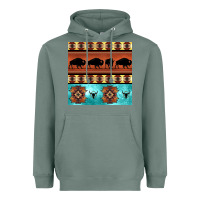 Sage native american aztec seamless pattern 2 Heavyweight Hoodie - BundleAndBundleShop