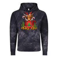 Cloud Black hot coco christmas highland cow Vintage Hoodie - Jasminsmagicworld