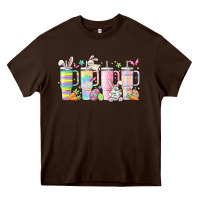 Retro Groovy Easter Heavy Core Tee | Teevron