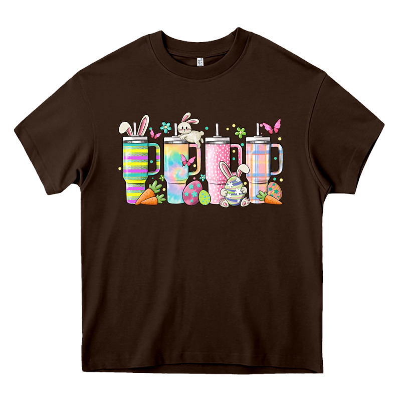 Retro Groovy Easter Heavy Core Tee by MaliasSmallBusiness | Teevron