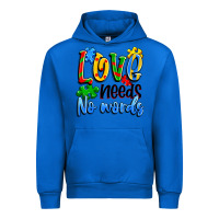Cobalt love needs no words Urban Hoodie - Artiststas