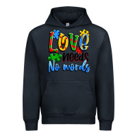 Navy love needs no words Urban Hoodie - Artiststas