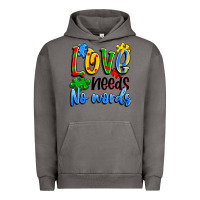 Pigment Tornado love needs no words Urban Hoodie - Artiststas