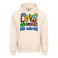 Sandshell love needs no words Urban Hoodie - Artiststas