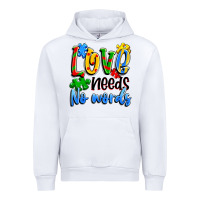 White love needs no words Urban Hoodie - Artiststas