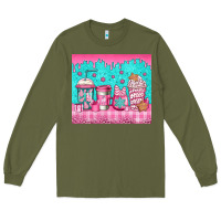 Army Green pink christmas coffee Long Sleeve Tee - Jasminsmagicworld