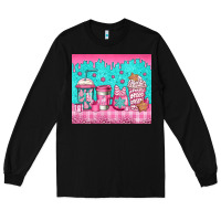 Black pink christmas coffee Long Sleeve Tee - Jasminsmagicworld