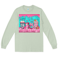 Matcha pink christmas coffee Long Sleeve Tee - Jasminsmagicworld