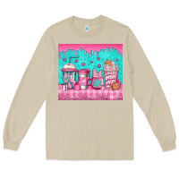 Mushroom pink christmas coffee Long Sleeve Tee - Jasminsmagicworld