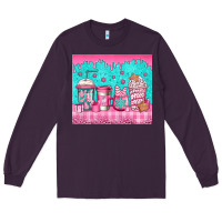 Plum pink christmas coffee Long Sleeve Tee - Jasminsmagicworld