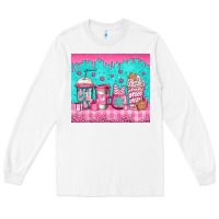 White pink christmas coffee Long Sleeve Tee - Jasminsmagicworld