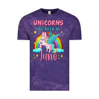 Unicorns Are Born In June Vintage Tee | Teevron