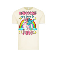 Vintage Arctic unicorns are born in june Vintage Tee - Jasminsmagicworld