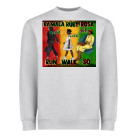 Heather Grey rosa sat so ruby could walk so kamala could run tu Heavyweight Sweatshirt - CowGirlArtShop