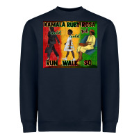 Navy rosa sat so ruby could walk so kamala could run tu Heavyweight Sweatshirt - CowGirlArtShop