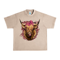 French Oak Highland cow Urban Heavy Tee - Bettercallsaul
