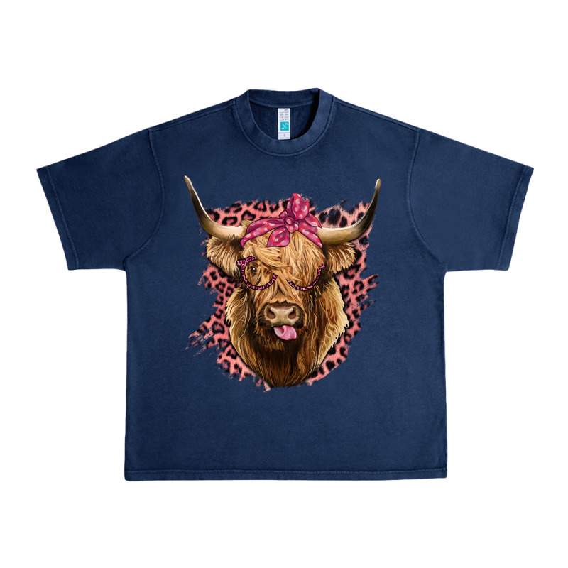 Highland Cow Urban Heavy Tee by Bettercallsaul | Teevron