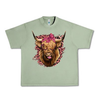 Oil Green Highland cow Urban Heavy Tee - Bettercallsaul