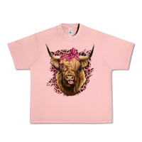 Salmon Highland cow Urban Heavy Tee - Bettercallsaul