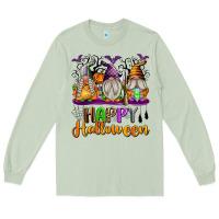 Matcha Happy Halloween Gnomes Long Sleeve Tee - texasbilliewilder