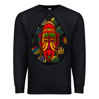 Black african masks teardrop  6 Premium Sweatshirt - BundleAndBundleShop
