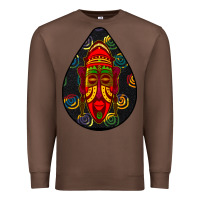 Chestnut african masks teardrop  6 Premium Sweatshirt - BundleAndBundleShop