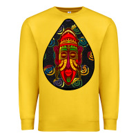 Lemon african masks teardrop  6 Premium Sweatshirt - BundleAndBundleShop