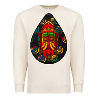 Sandshell african masks teardrop  6 Premium Sweatshirt - BundleAndBundleShop
