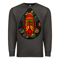 Smoke african masks teardrop  6 Premium Sweatshirt - BundleAndBundleShop