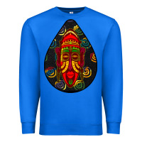 True Royal african masks teardrop  6 Premium Sweatshirt - BundleAndBundleShop