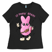 Black so peepin boujee stanley  belt bag inspired Ladies Tee - MaliasSmallBusiness