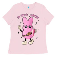 Bubblegum Pink so peepin boujee stanley  belt bag inspired Ladies Tee - MaliasSmallBusiness