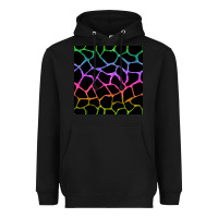 Black giraffe glitter seamless pattern Heavyweight Hoodie - BundleAndBundleShop