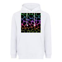 White giraffe glitter seamless pattern Heavyweight Hoodie - BundleAndBundleShop